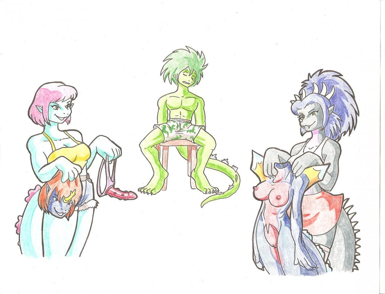 Kaiju Girls - Boy Into Crystal Suit page 1 full