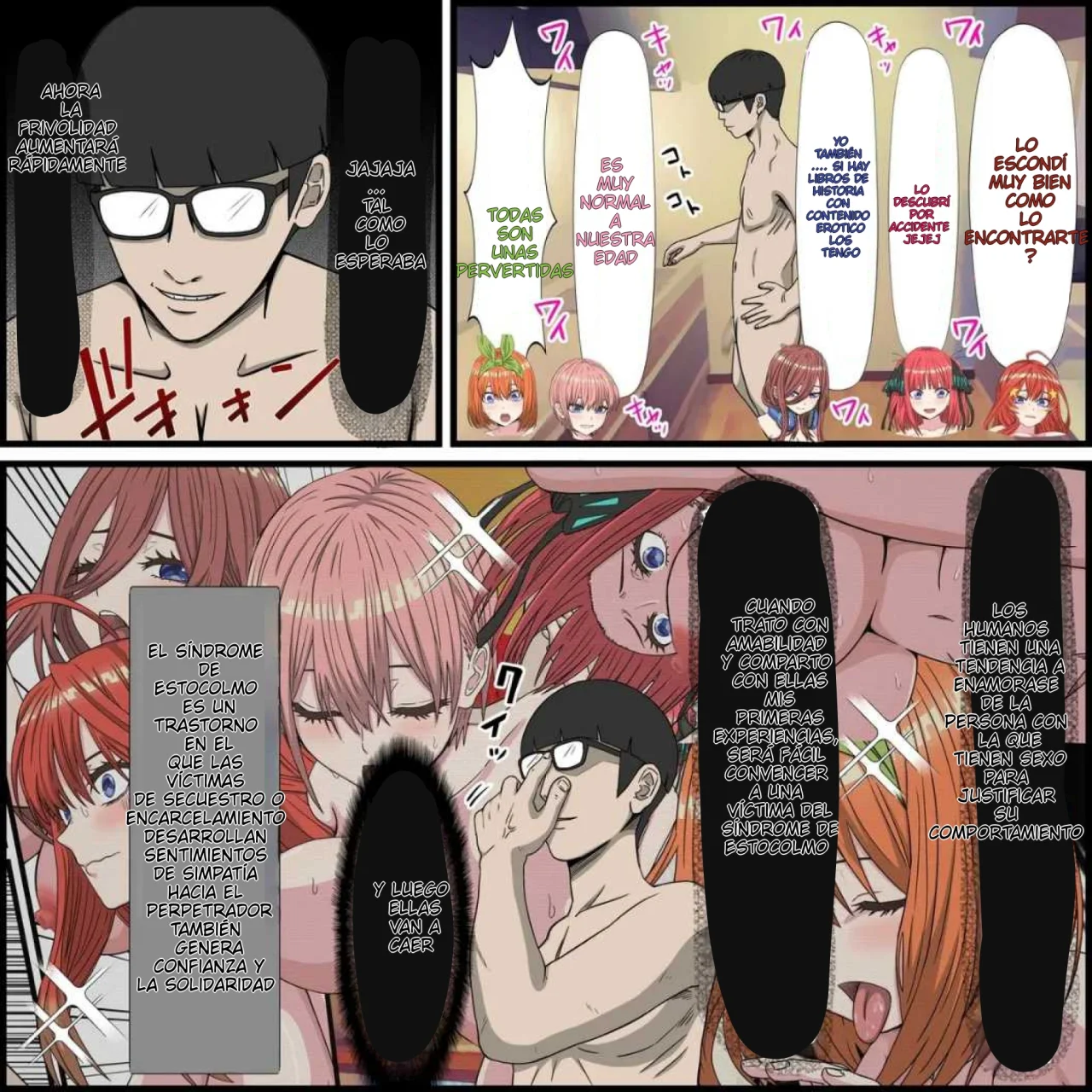 Anime Chara to Seckle Dekiru Appli ''Nakano Shimai Hen'' 3｜La App con la que Puedes Cogerte a Personajes de Anime ~El Caso de las Hermanas Nakano~ 3 page 6 full