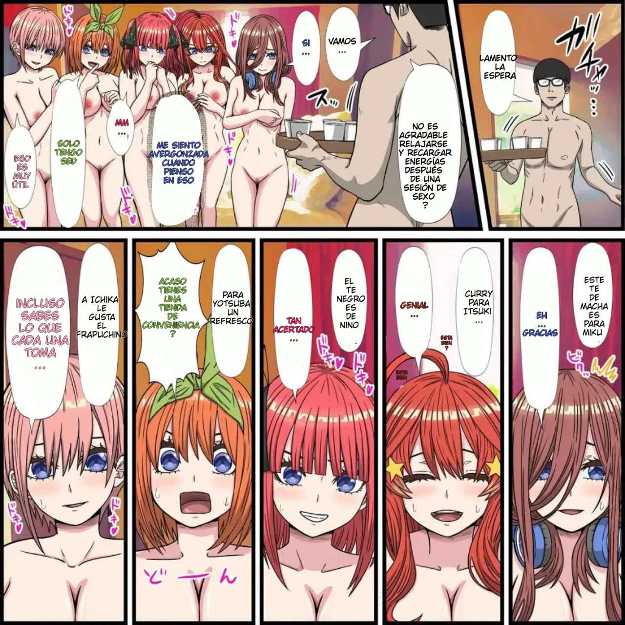Anime Chara to Seckle Dekiru Appli ''Nakano Shimai Hen'' 3｜La App con la que Puedes Cogerte a Personajes de Anime ~El Caso de las Hermanas Nakano~ 3 page 7 full