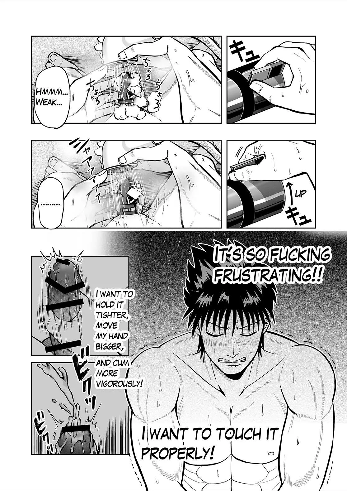 CHASTITY BELT &amp; SHOWER MASTURBATION page 8 full