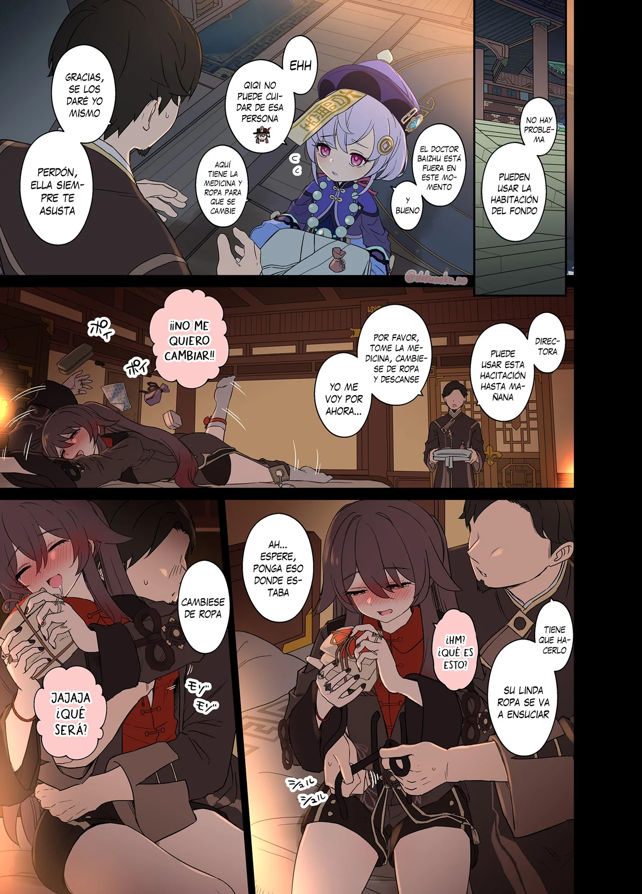 Hu Tao ni Warui Koto o Suru no Hanashi - Hu Tao tiene una muy mala noche page 6 full