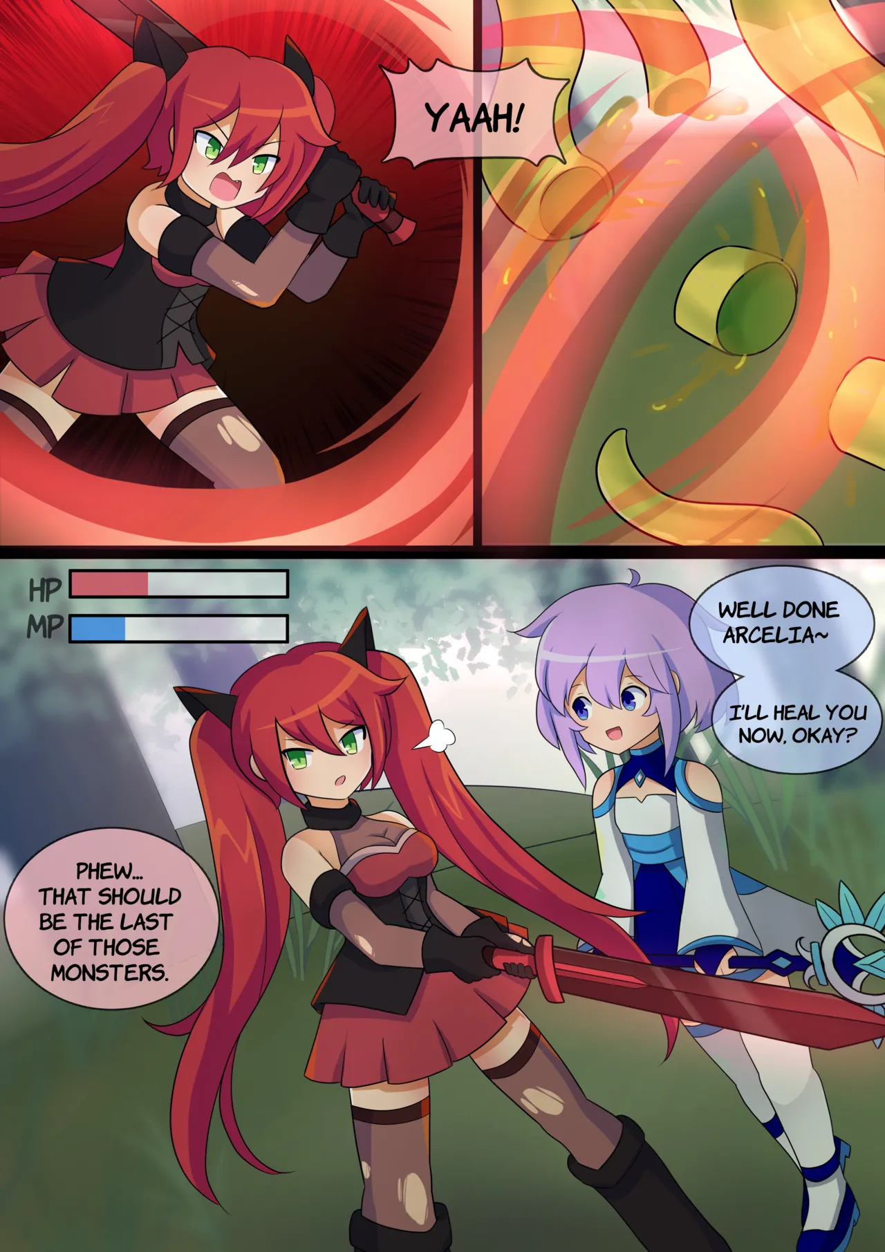 LAZZYSIN - Femboy Mage Espen VS Suction Worm - ENGLISH page 2 full