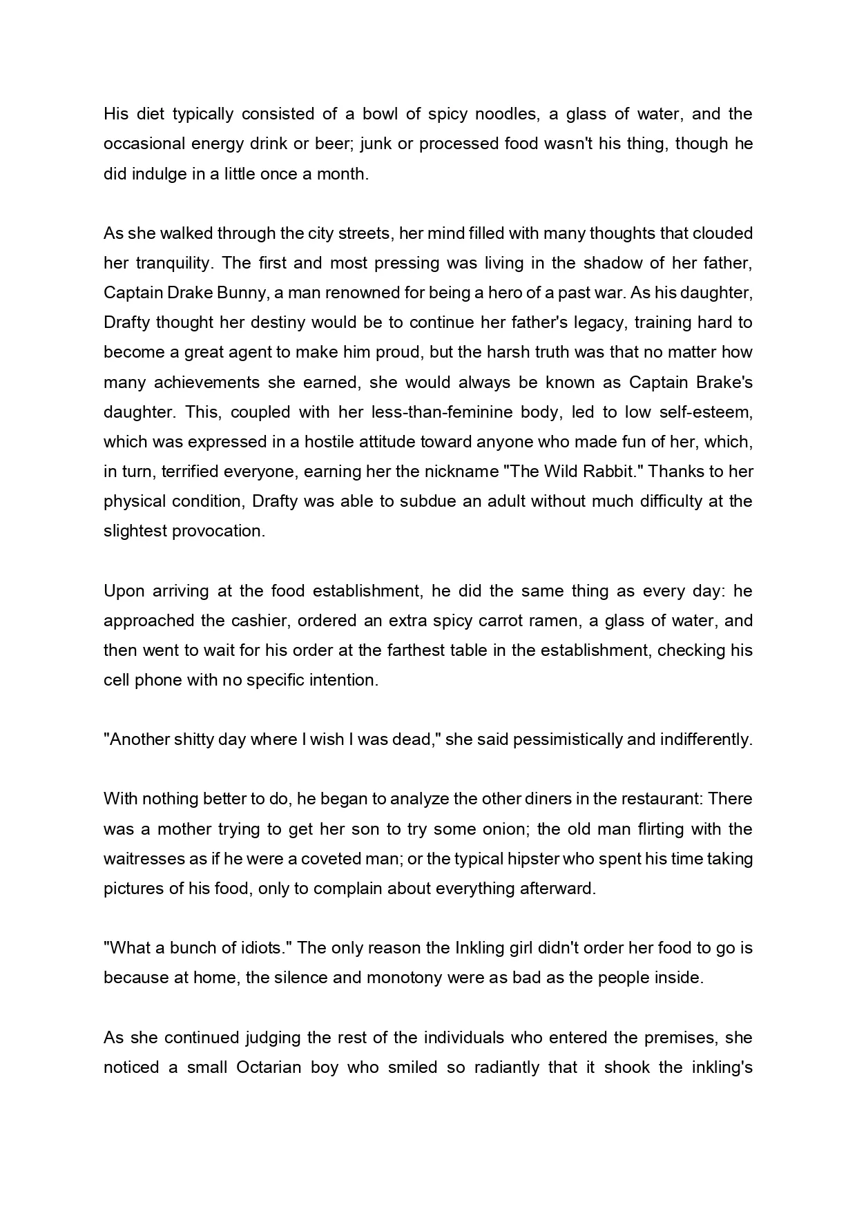 Between Dreams and Lies. Chapter 1. Thoughts. page 4 full