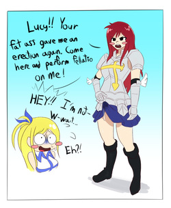 [Spiced Milk] Erza and Lucy (Fairy Tail)