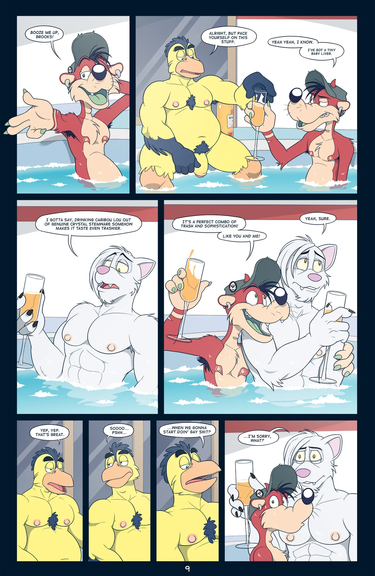 Naked Hot Tub Party page 10 full
