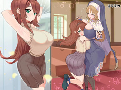 Dekapai no Futanari Sister to Yuuwaku Shoujo | 거대 가슴 후타나리 수녀와 유혹 소녀