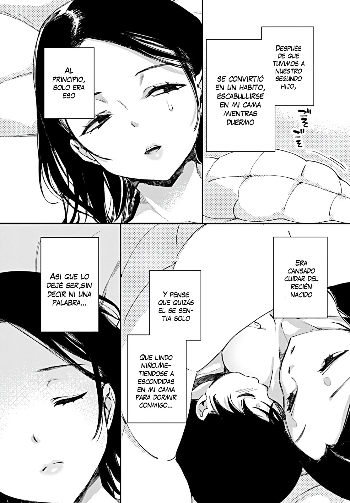 Jitsubo no Kyonyuu o Musaboru Shota wa Aijou to Bonyuu o Sosogareru | Pouring love and breast milk into the shota who craves his mother’s big breasts page 2 full