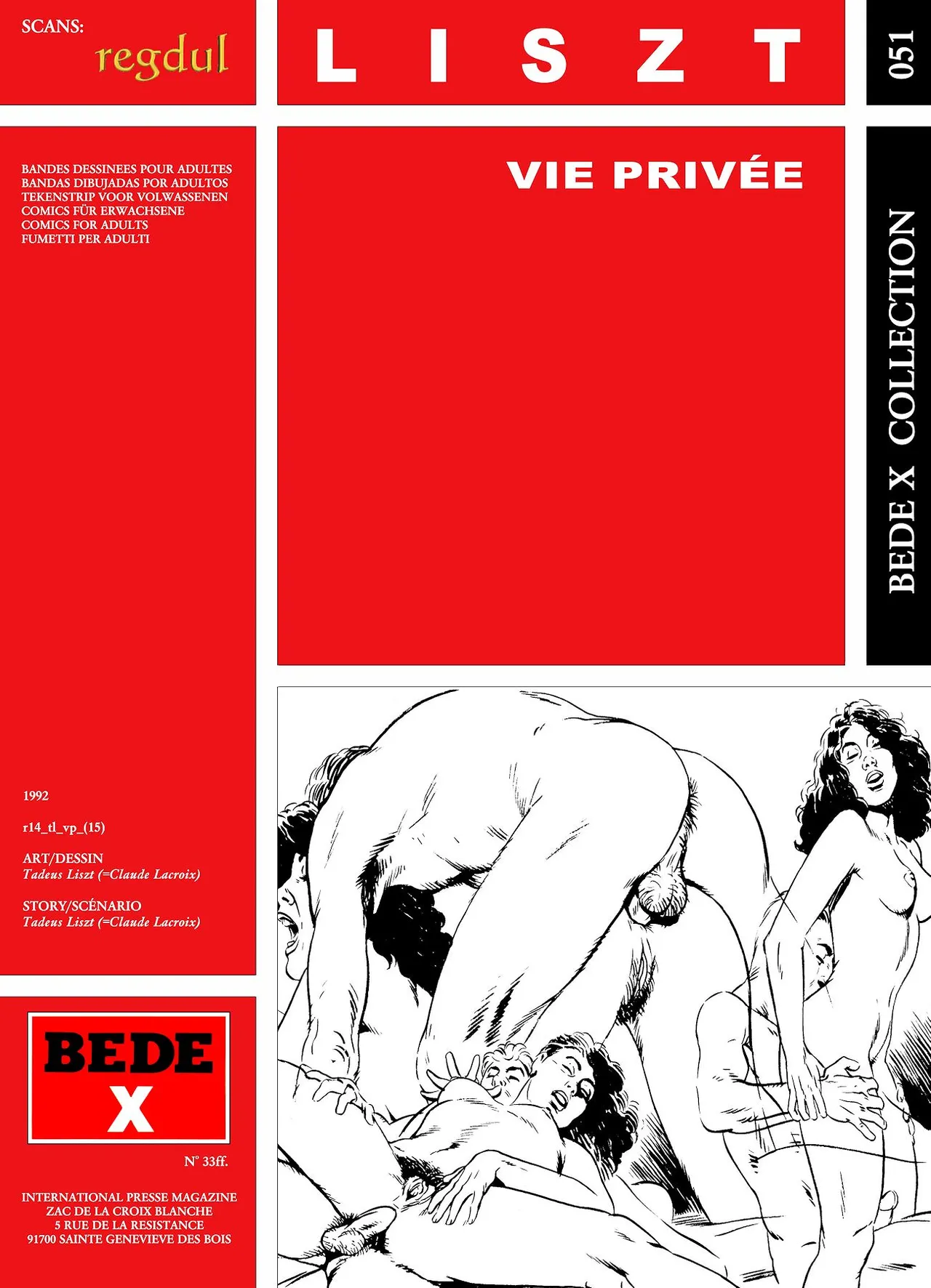 Tadeus Liszt  - Vie privée page 1 full