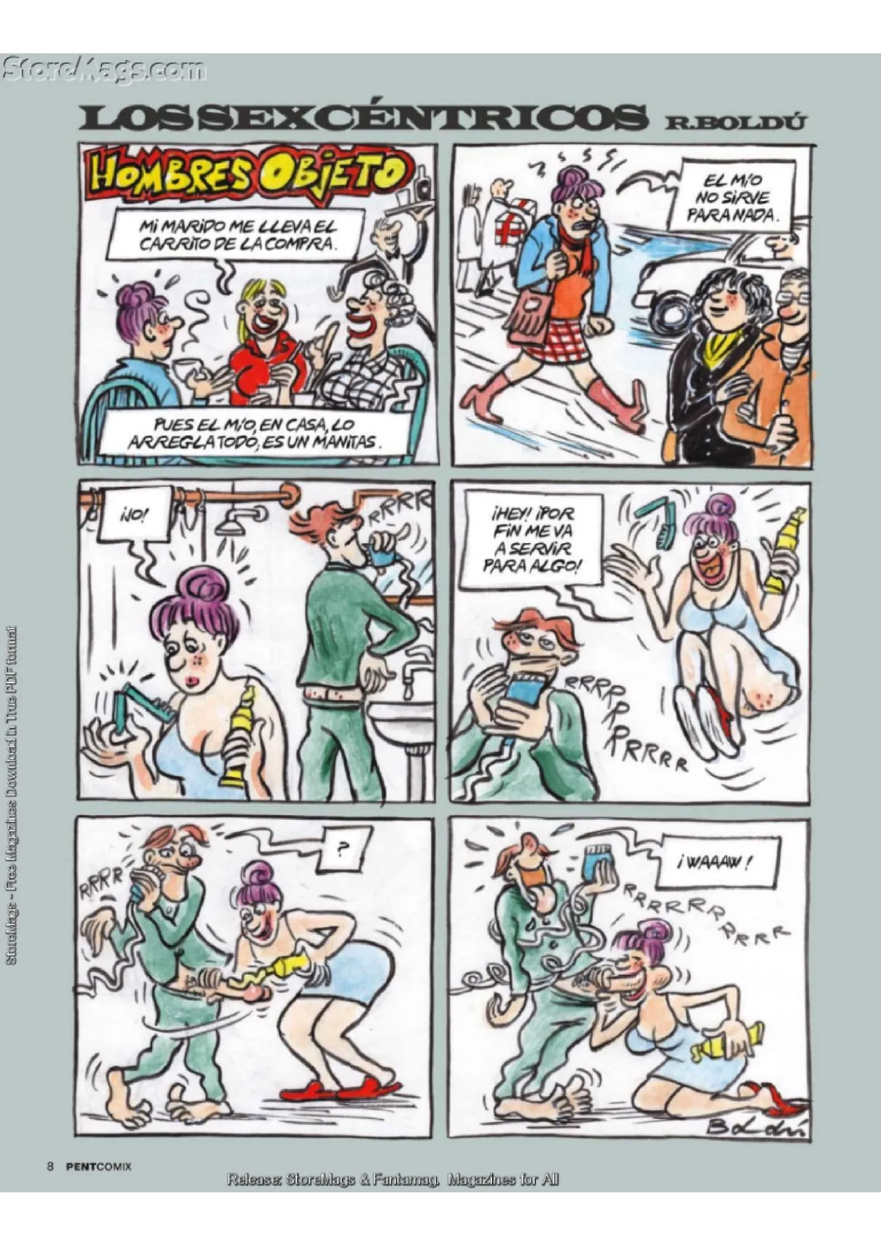 Penthouse Comix #104 page 8 full