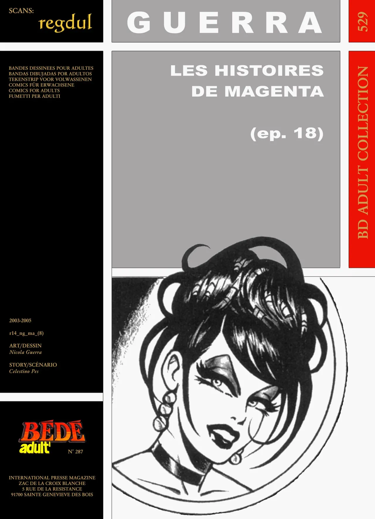 Nik Guerra &amp; Celestino Pes - Les Histoires de Magenta #18 : Phénoménologie des bas nylon page 1 full