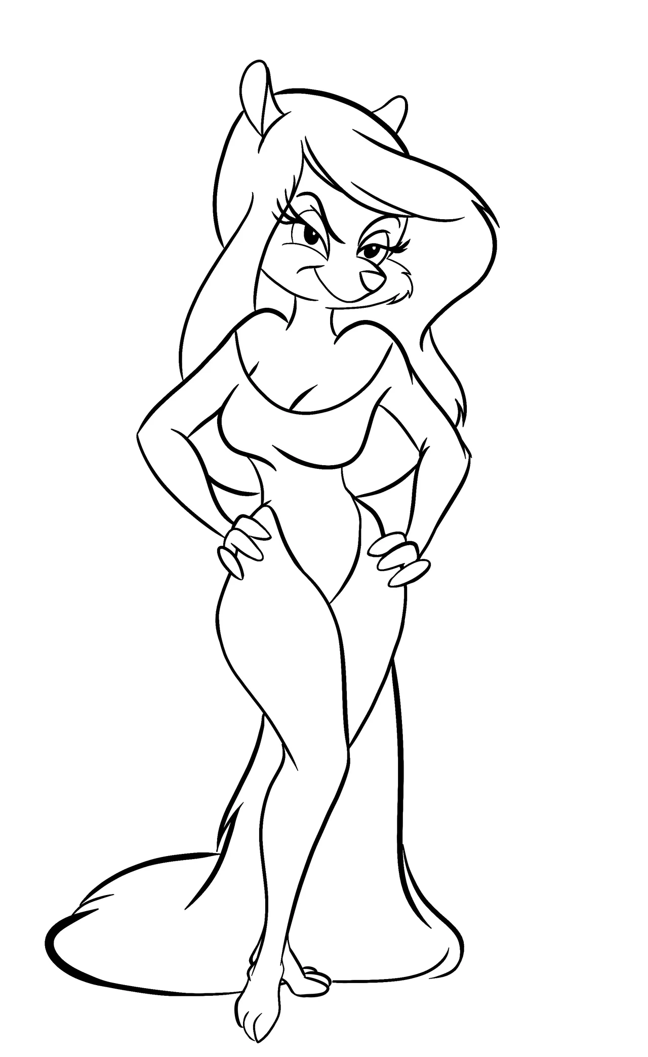 Minerva Mink Line Art page 4 full