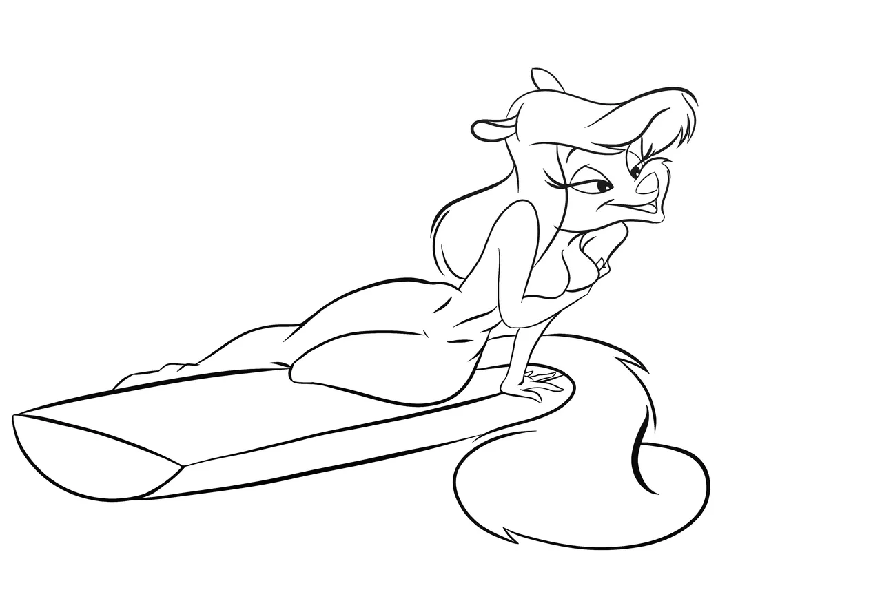 Minerva Mink Line Art page 8 full