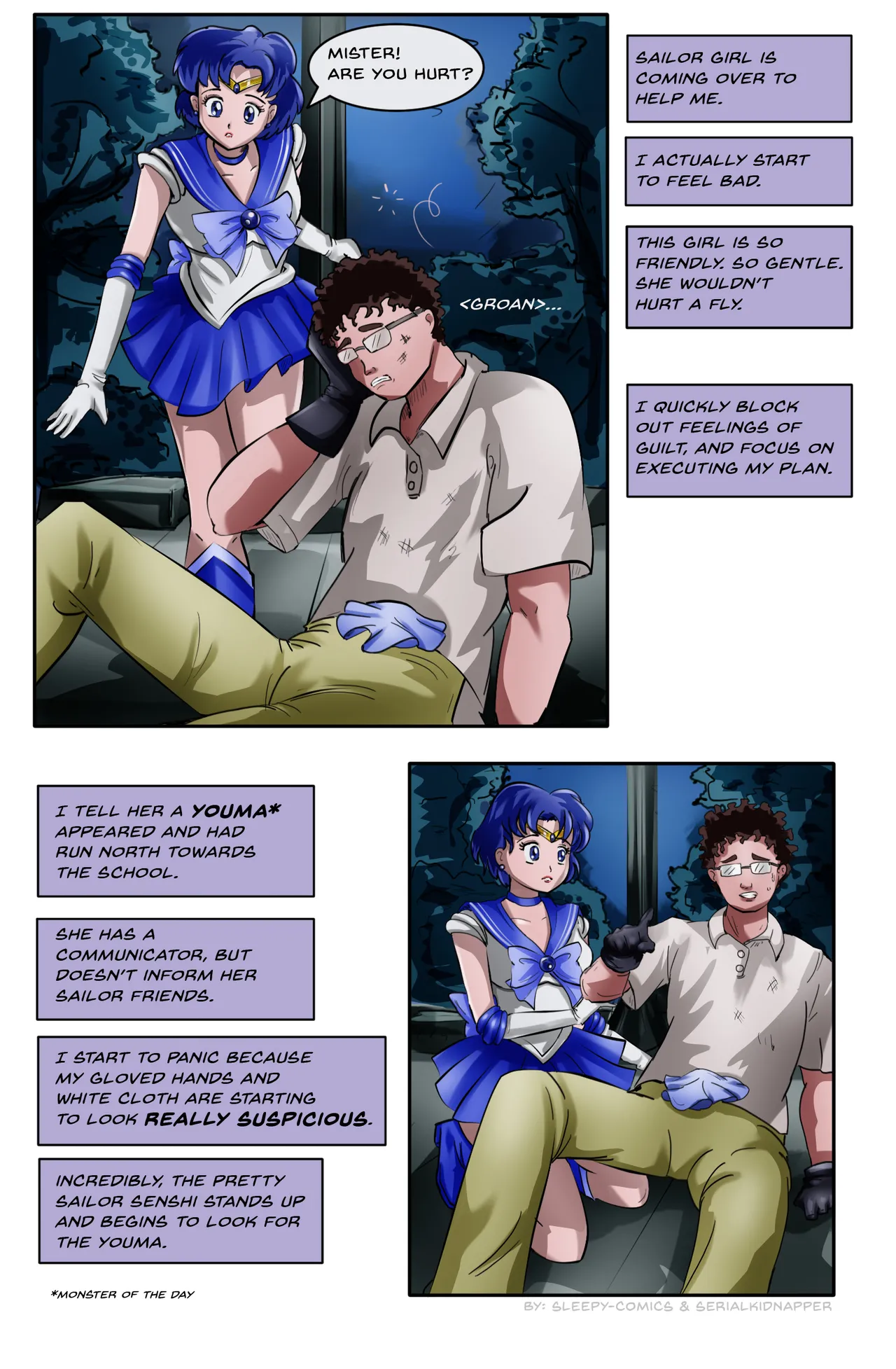 Sailor Mercury in: The Youma Bluff page 3 full