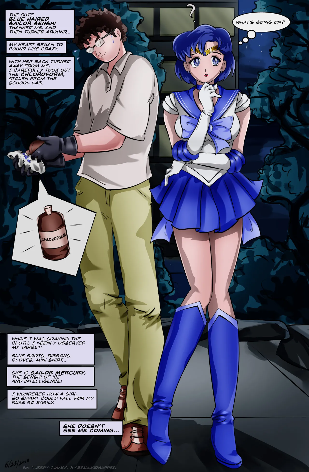 Sailor Mercury in: The Youma Bluff page 4 full