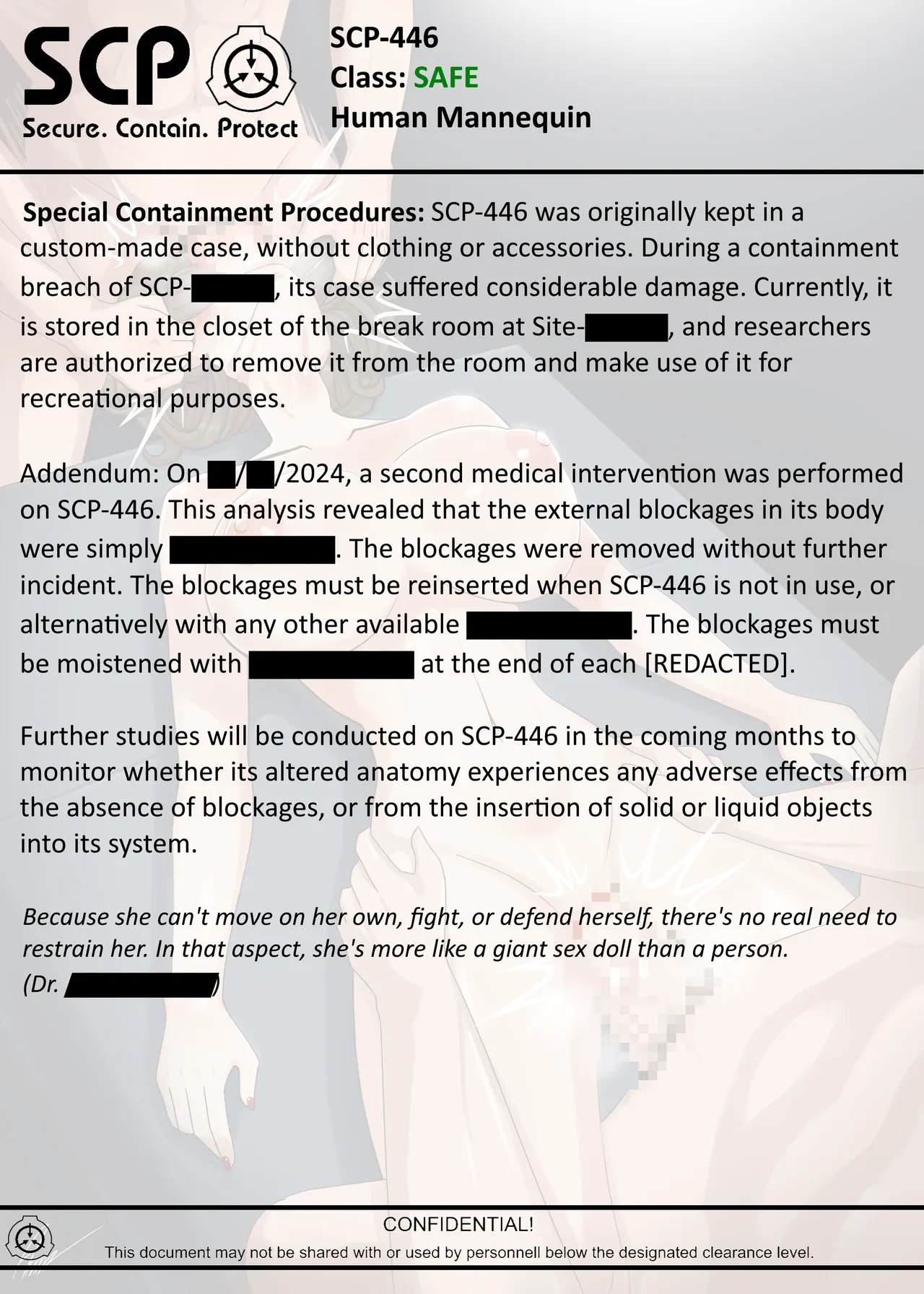 SCP-446 Human Mannequin page 7 full