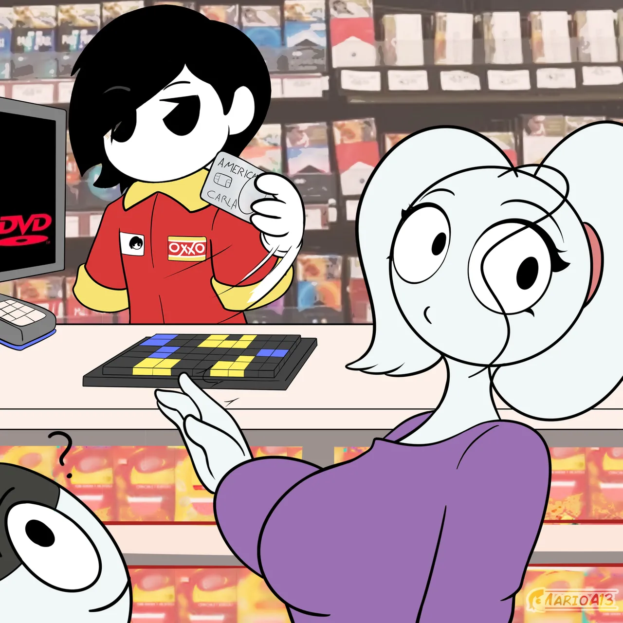 Set de Carla en la Oficina page 1 full