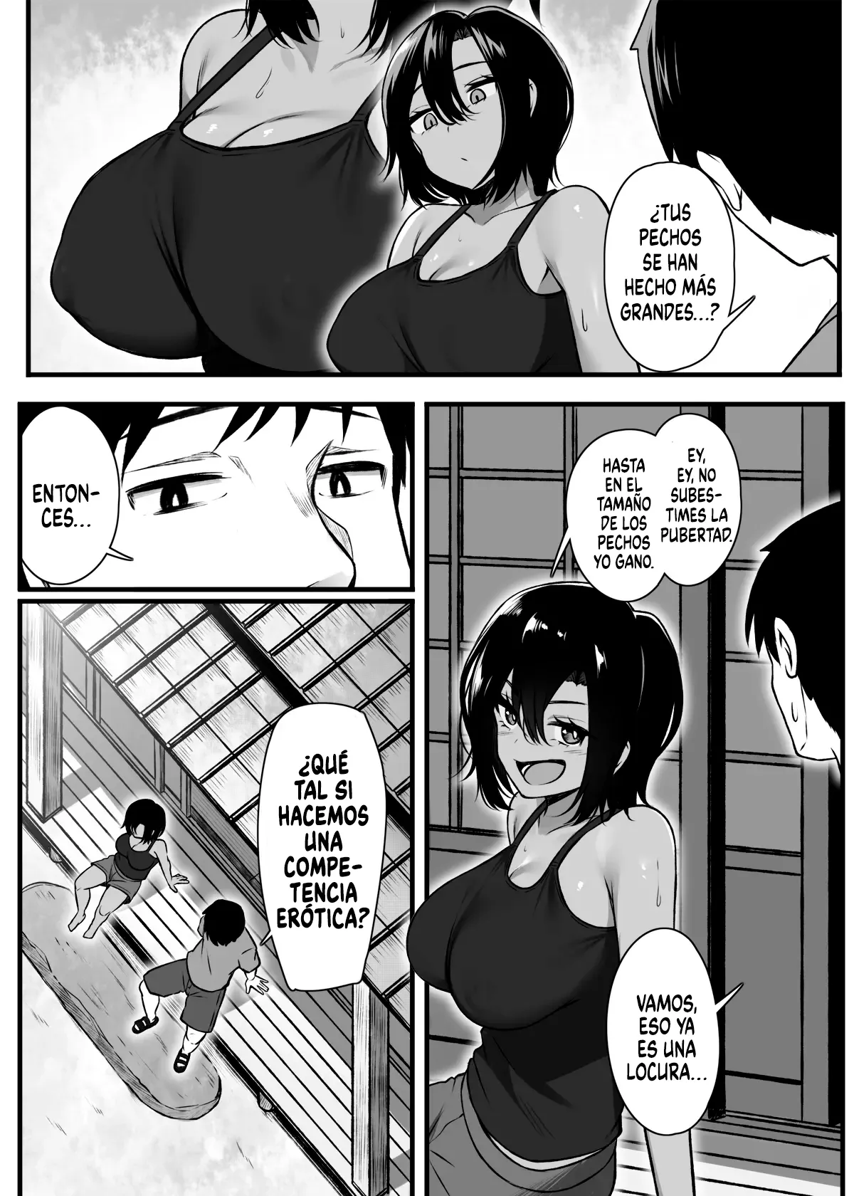 Makezu Girai na Osananajimi to H Shoubu suru Hanashi｜Competencia Sexual con mi Amiga de la Infancia que Odia Perder page 4 full