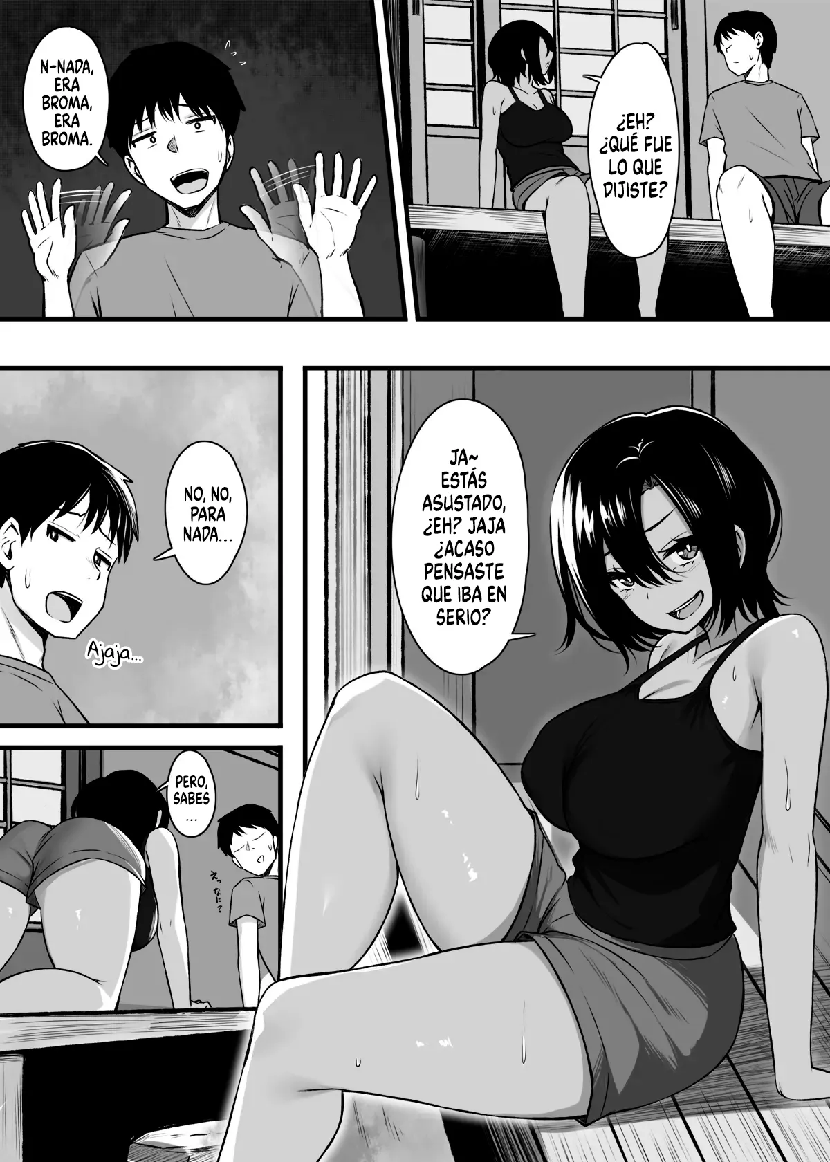 Makezu Girai na Osananajimi to H Shoubu suru Hanashi｜Competencia Sexual con mi Amiga de la Infancia que Odia Perder page 5 full