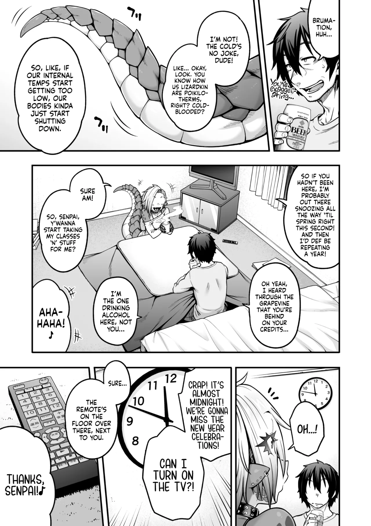 Yukifuru Yoru no Reptile | Reptile on a Snowy Night page 5 full