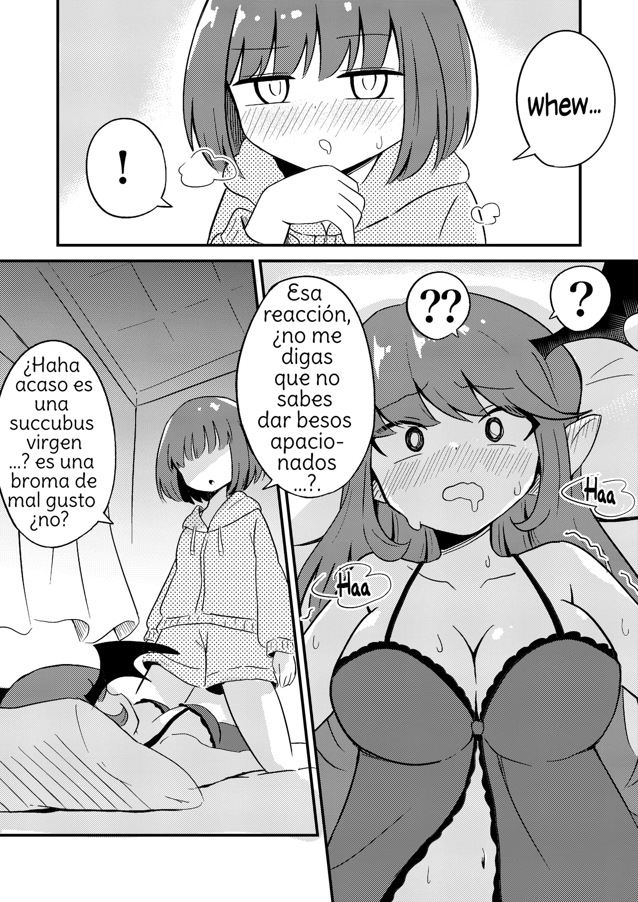 Ubu na Succubus Wakarase Yuri Ecchi  Teaching the Inexperienced Succubus a Lesson with Yuri Sex page 7 full