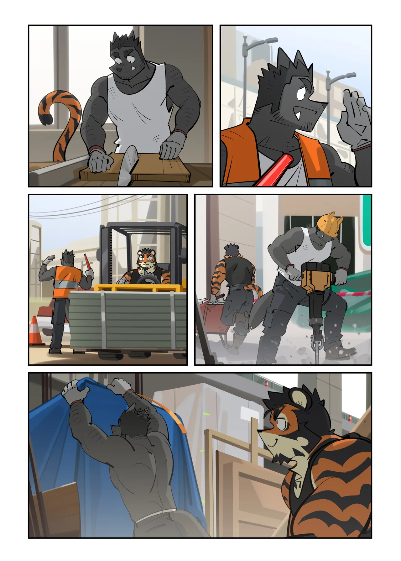 Mi compañero de cuarto es Heterosexual / Trabajo Duro 💪🏻 page 5 full