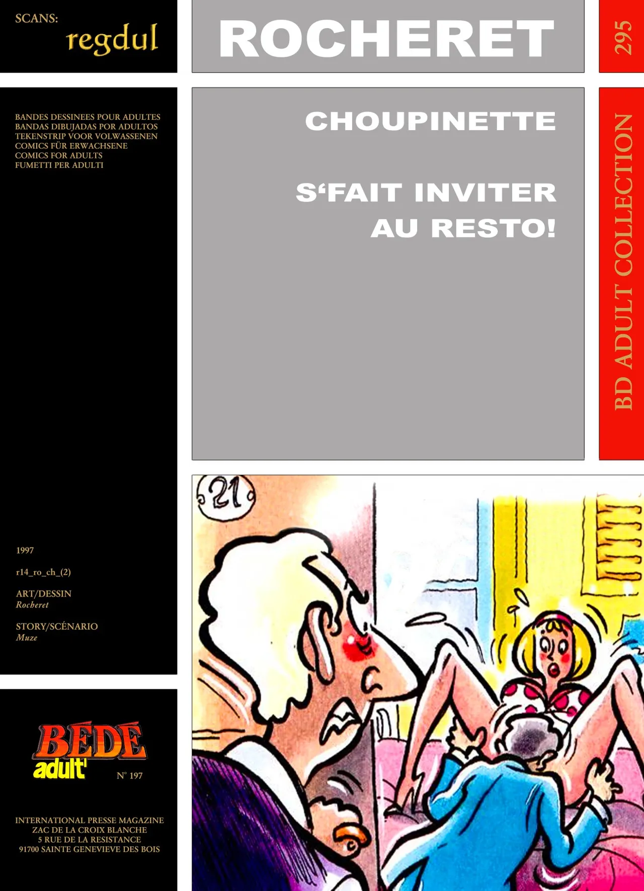 Rocheret  &amp; Muze - Choupinette : S'fait inviter au resto ! page 1 full