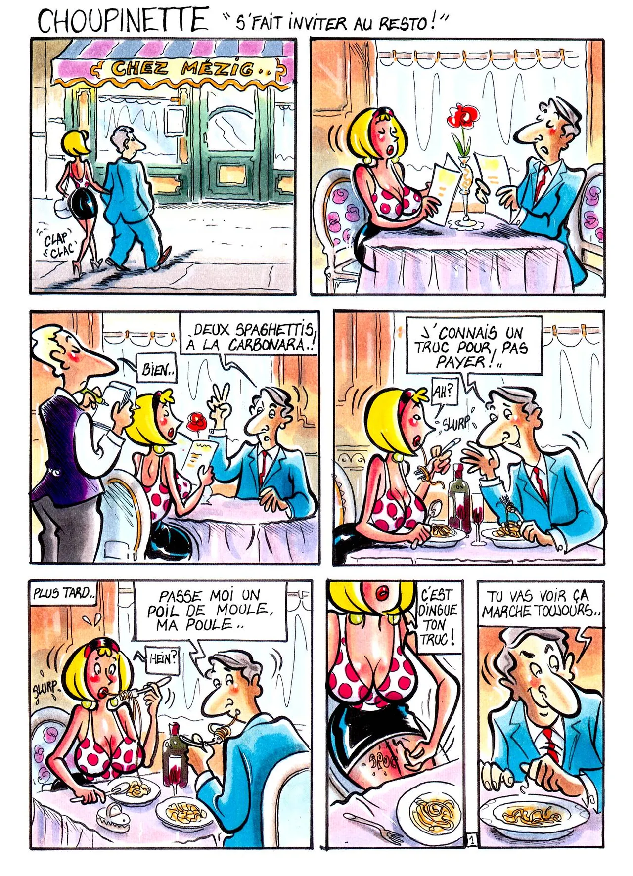 Rocheret  &amp; Muze - Choupinette : S'fait inviter au resto ! page 2 full