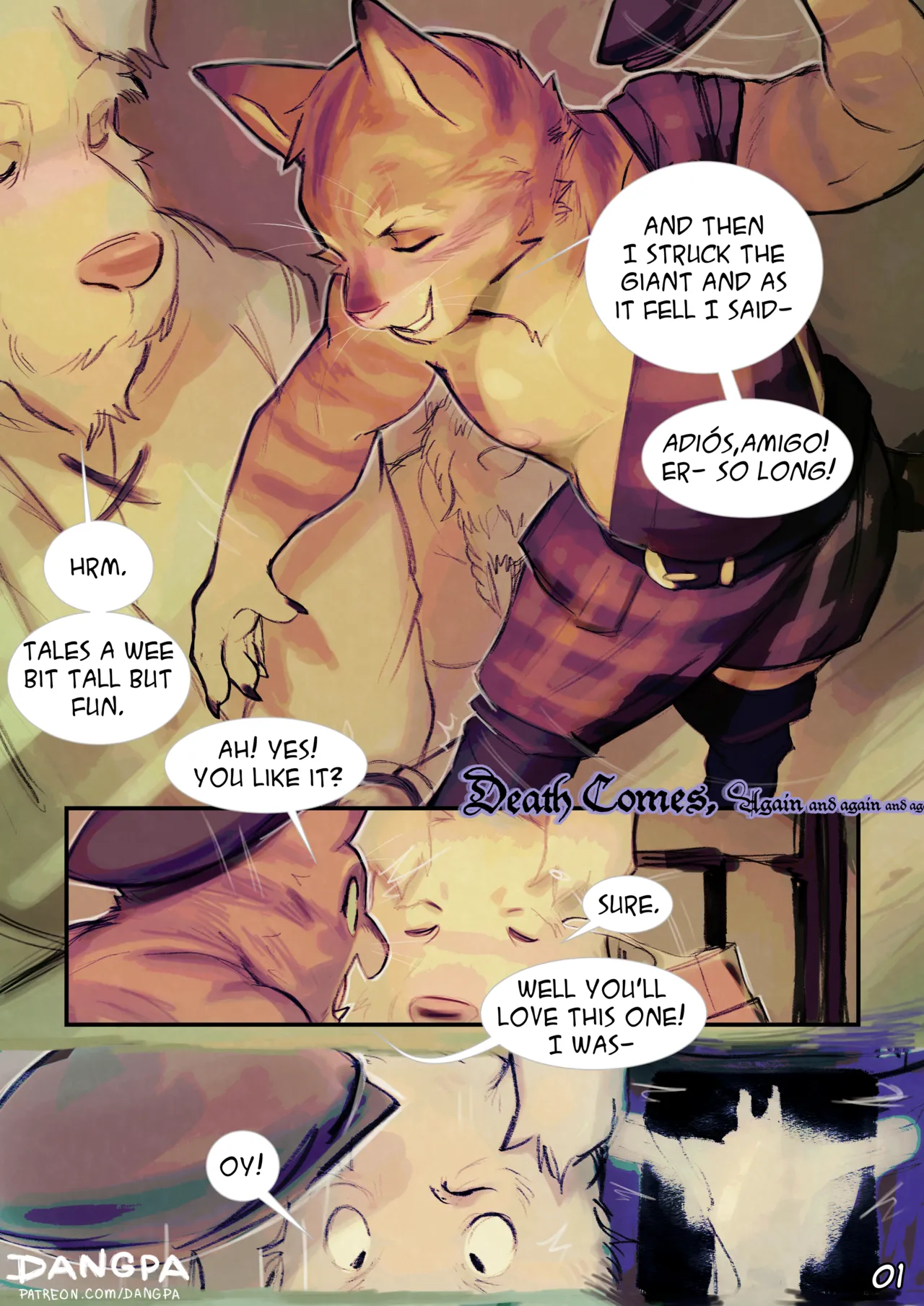 Death Comes, Again, and again... page 1 full