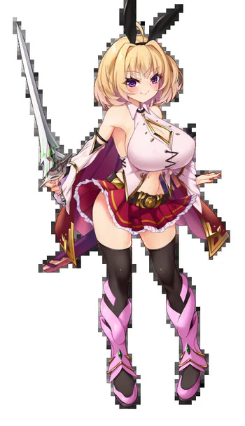Yuusha-hime Milia character set cover