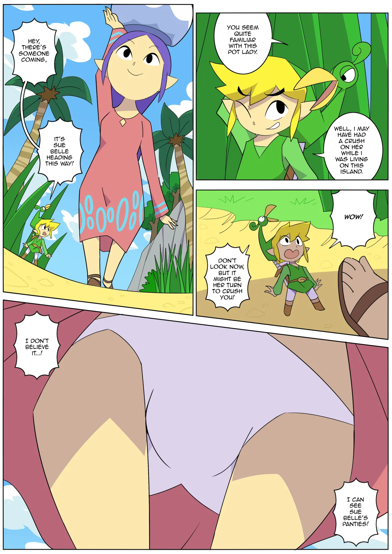 The Journey Up Sue Belle's Panties page 1 full