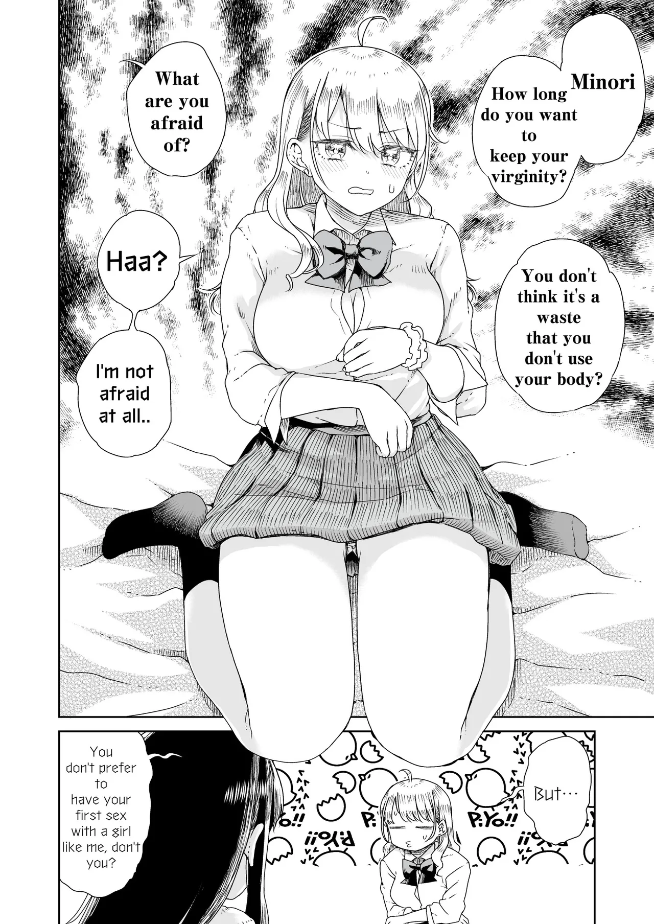 Ota Gyaru ~Otaku ni Yasashii Shiro &amp; Guro Gyaru to LoveLove Noumitsu Fudeoroshi W Ecchi~ | Otagal~Losing Virgin sweet sex with black and white style girl who being nice to Otaku~ page 9 full