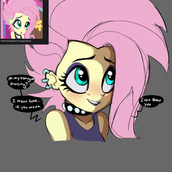 Fluttershy’s piercings cover