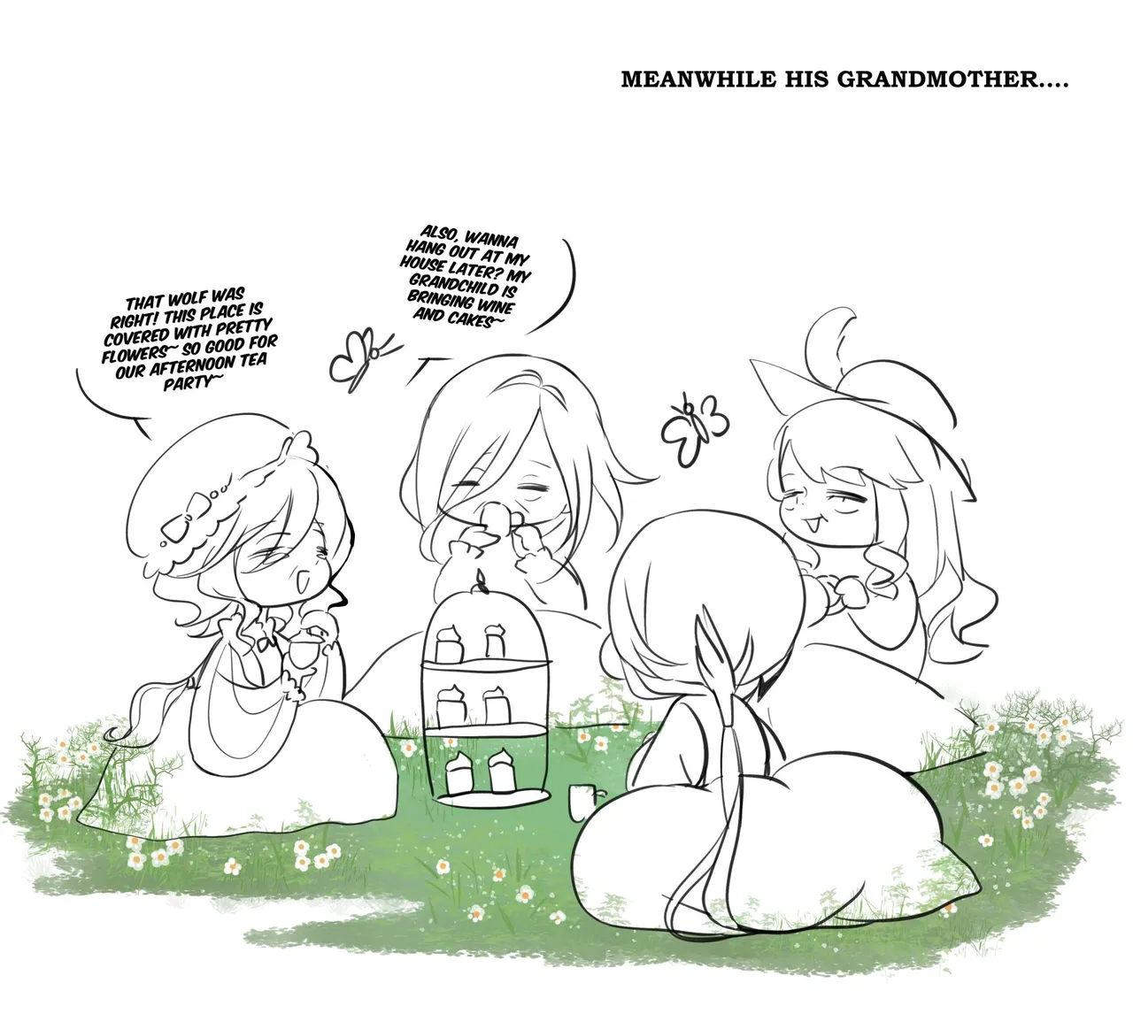 Little Red Riding Hood &amp; Little Mermaid page 4 full