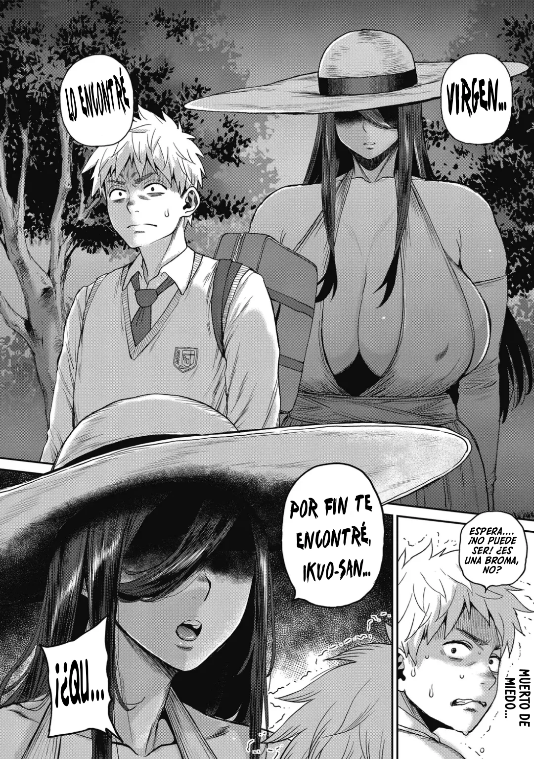 Kyoufu!？Lucky!？Uwasa no Doutei Kui Fujin｜¿¡Miedo!？¿¡Suerte!？La Famosa Mujer Fantasma Que Come Vírgenes page 4 full