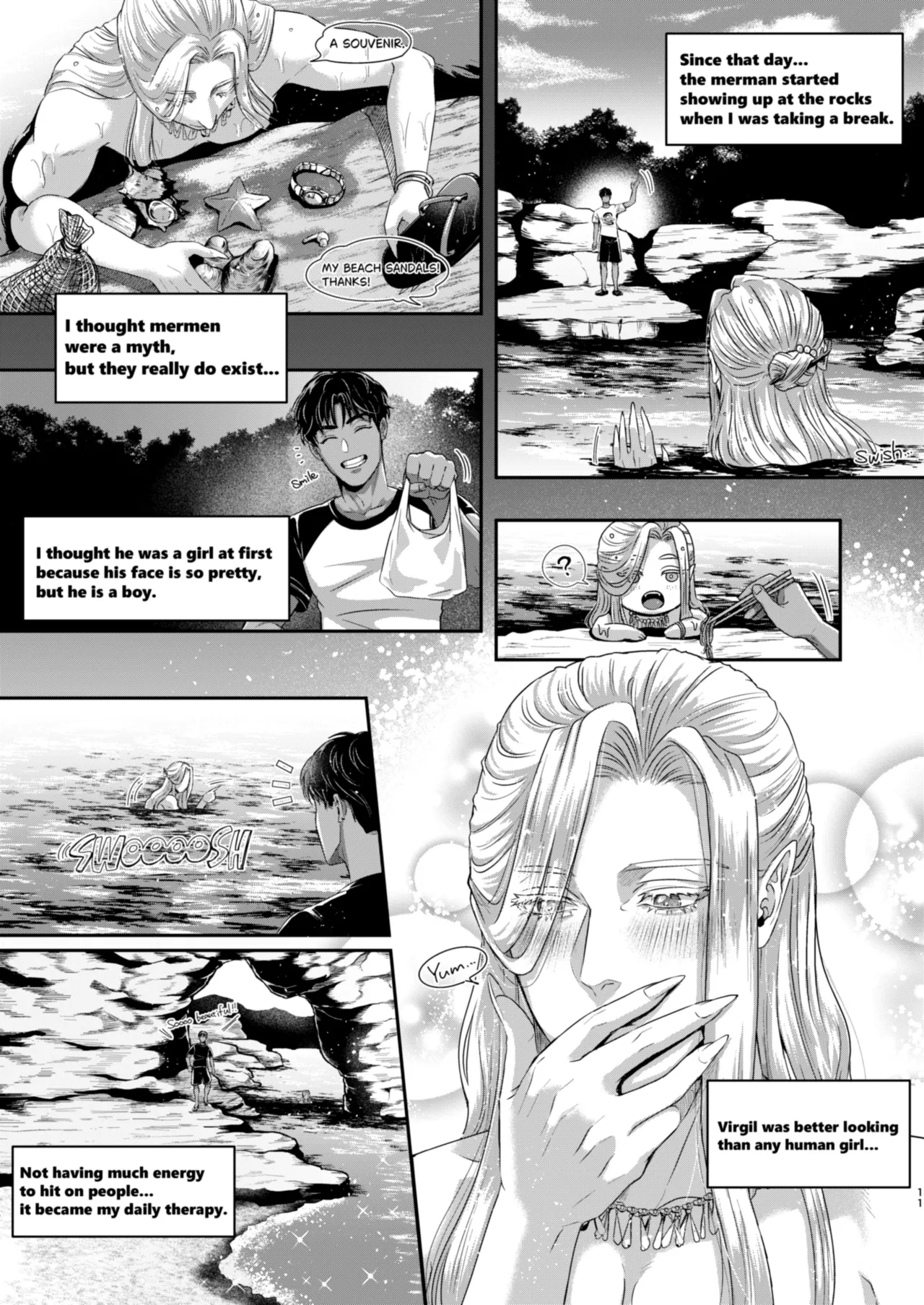 Beautiful merman is a cuntboy page 10 full