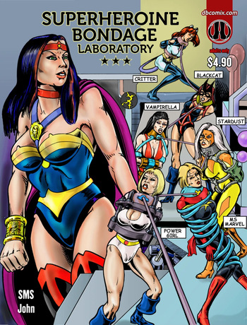 Superheroine bondage Laboratory issue 01 cover