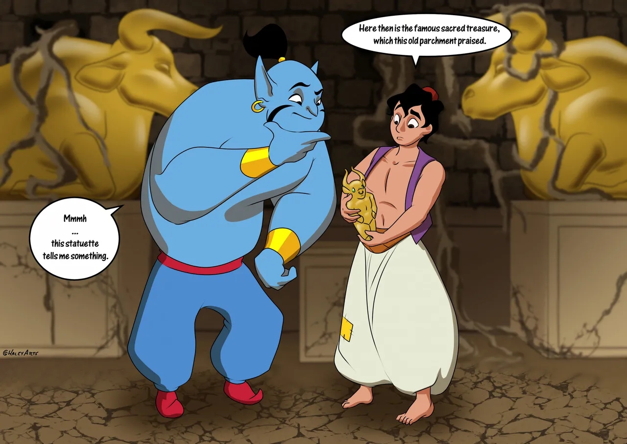 Aladdin and The Bovine Idol page 1 full