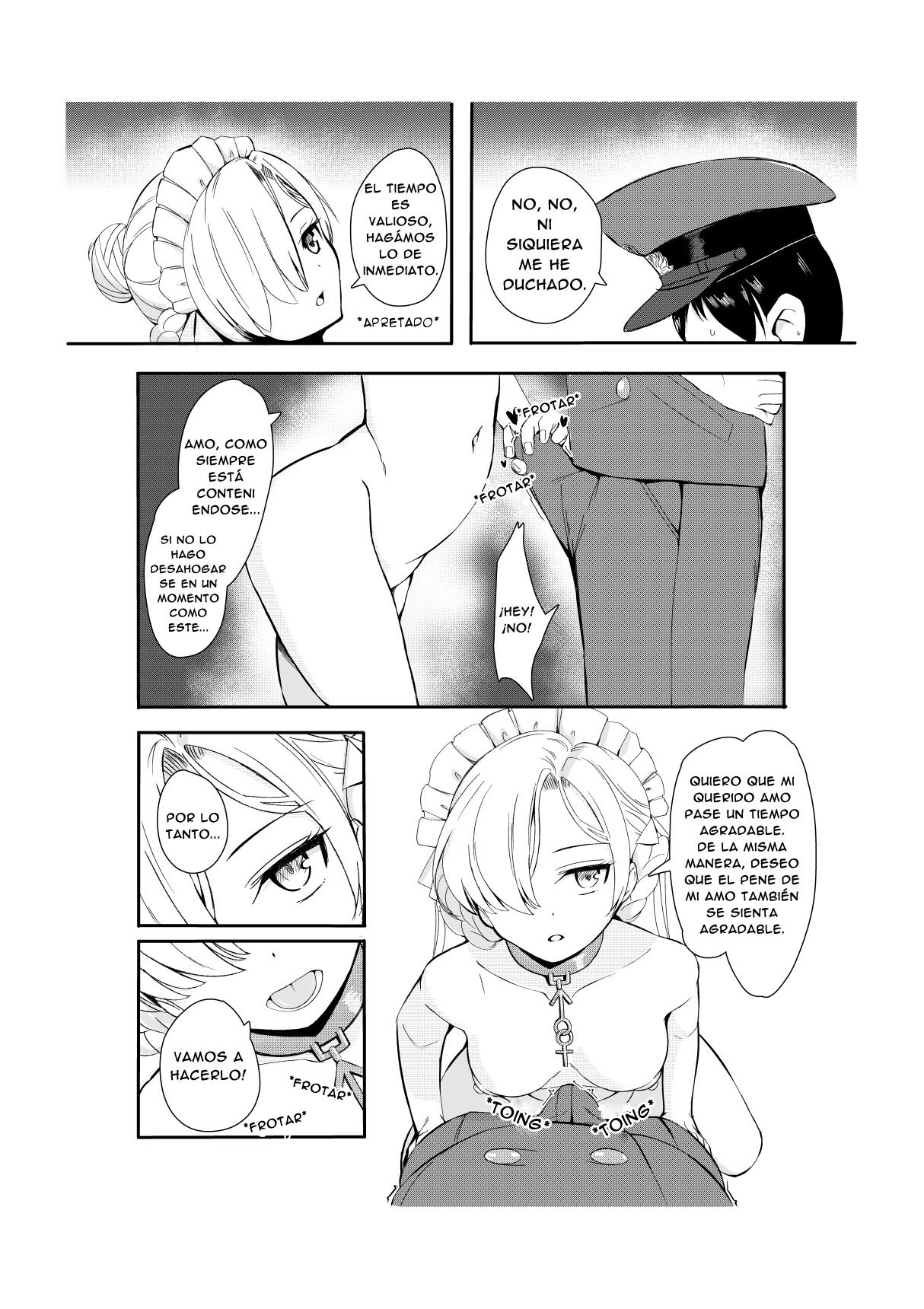 Goshujin-sama ga Daisukina Muhyoujou Meido to Futarikiri ni Natta Hi | El dia en que me quede a solas con la maid inexpresiva que esta enamorada de su amo page 4 full