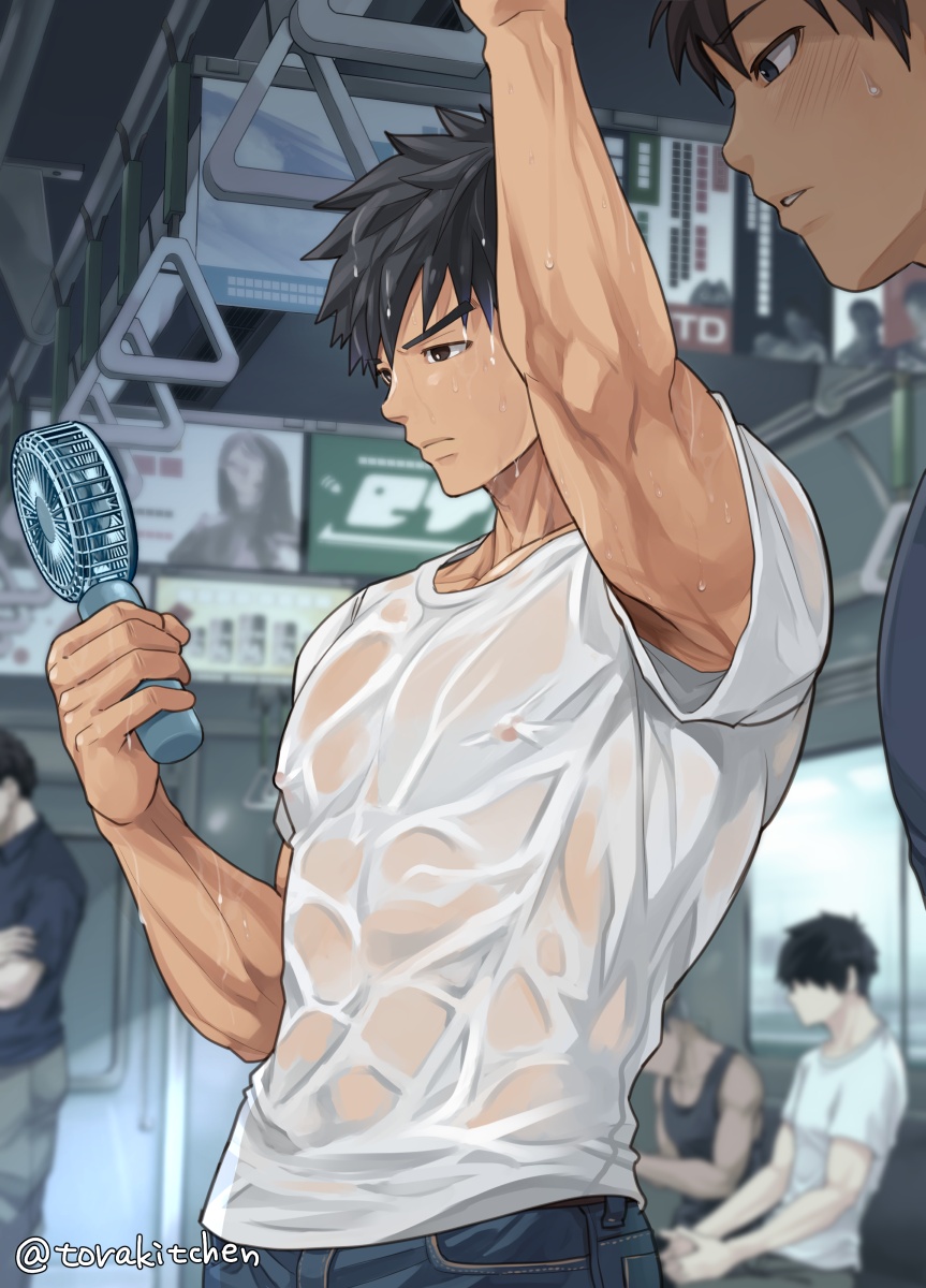 電車で腋チラ page 10 full