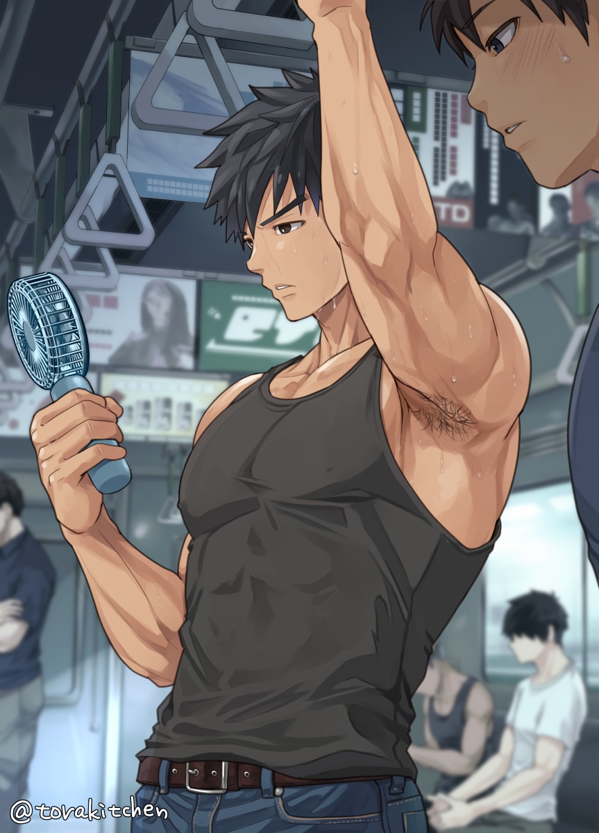電車で腋チラ page 7 full