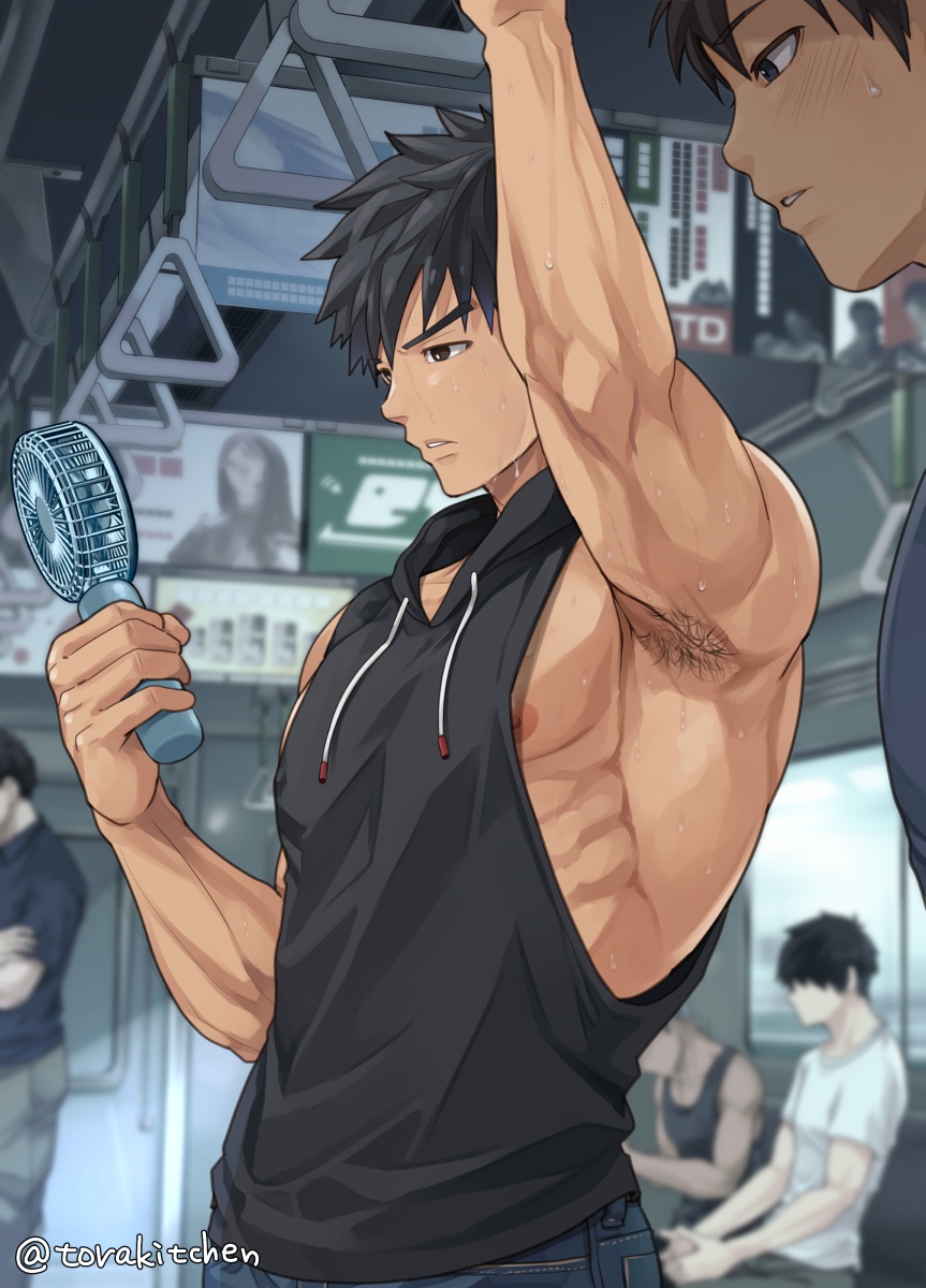 電車で腋チラ page 8 full