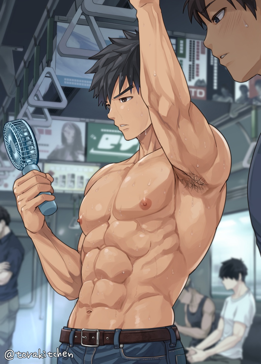 電車で腋チラ page 9 full