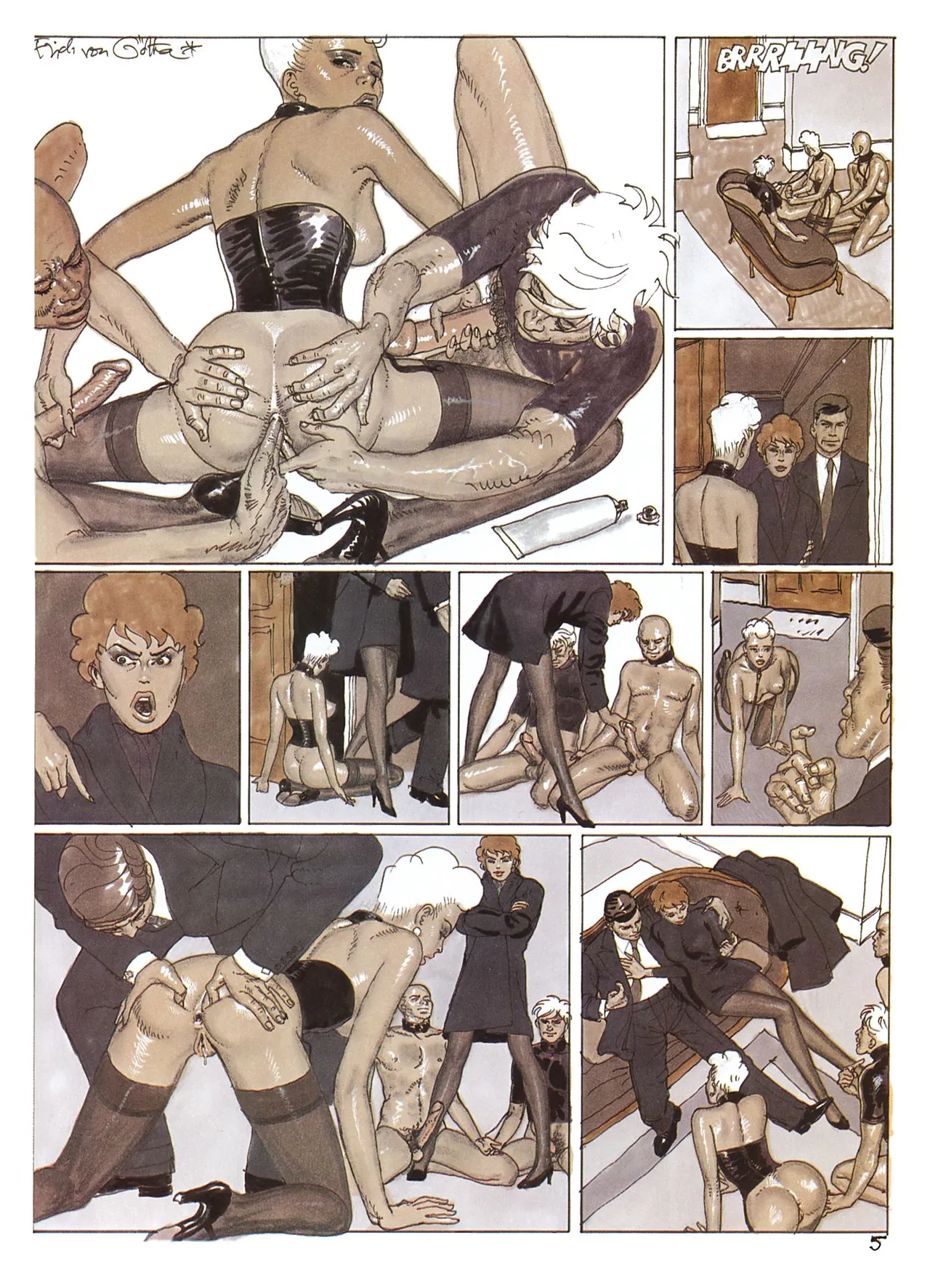 Erich von Götha  - Histoire muette page 6 full