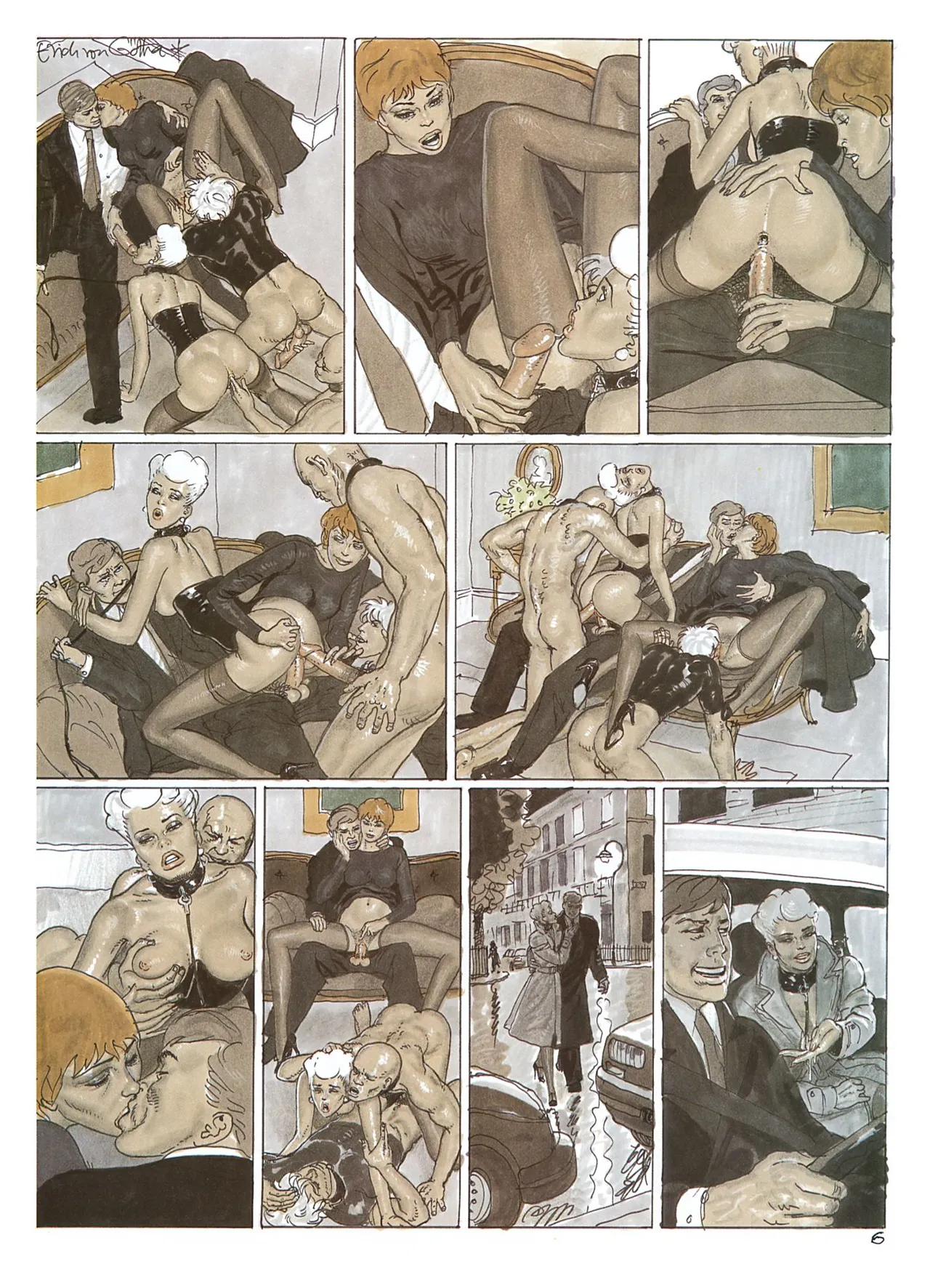 Erich von Götha  - Histoire muette page 7 full