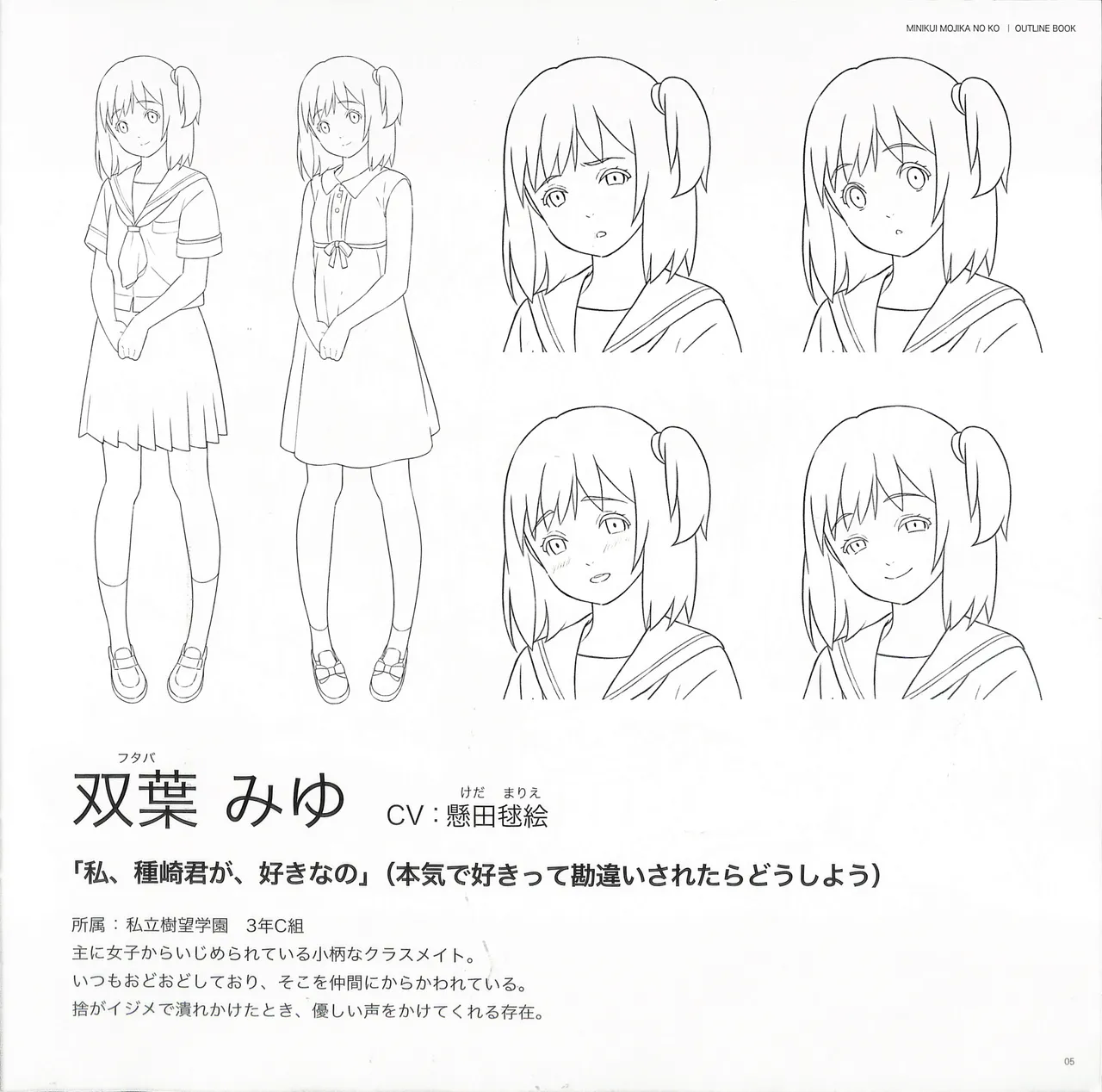 Minikui Mojika no Ko Sketchbook page 6 full