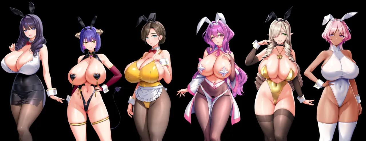 Motto! Haramase! Honoo no Oppai Isekai Oppai Bunny Gakuen! page 1 full