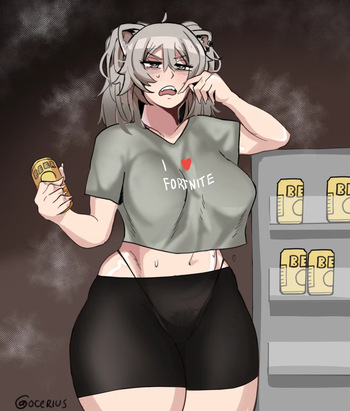 Sweaty NEET Botan goes to the fridge cover