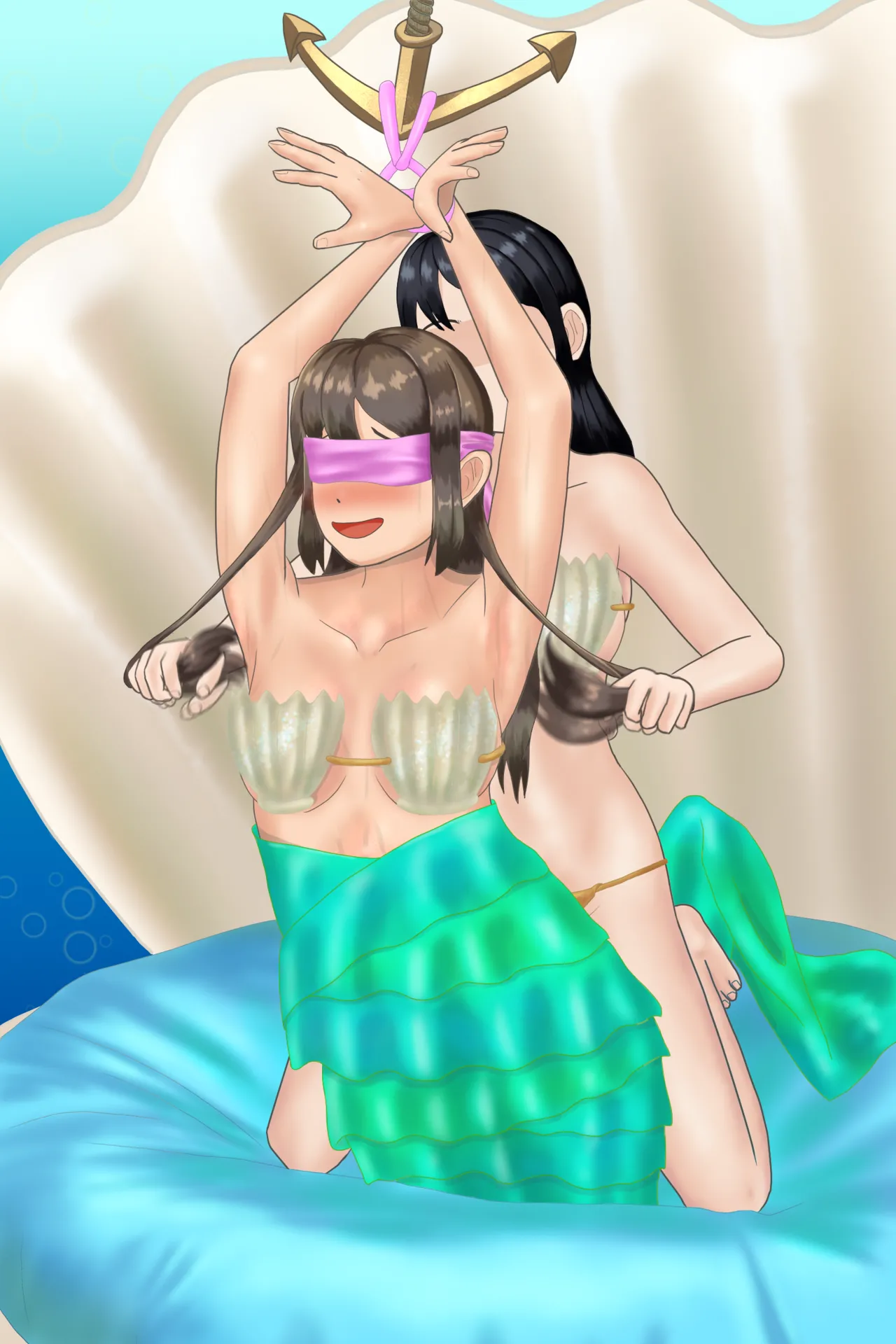 Mermaid-style ribbon restraint page 2 full