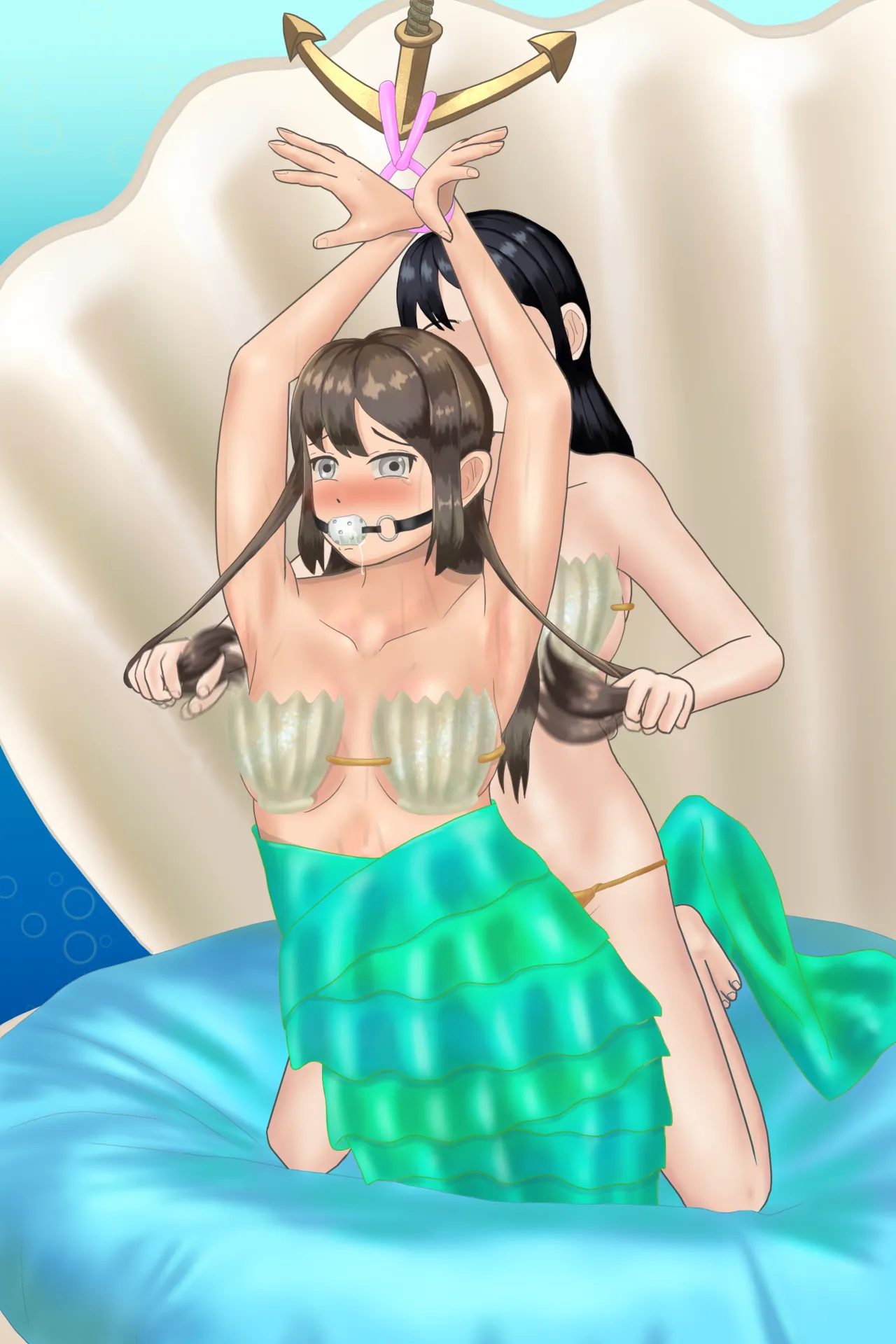 Mermaid-style ribbon restraint page 3 full