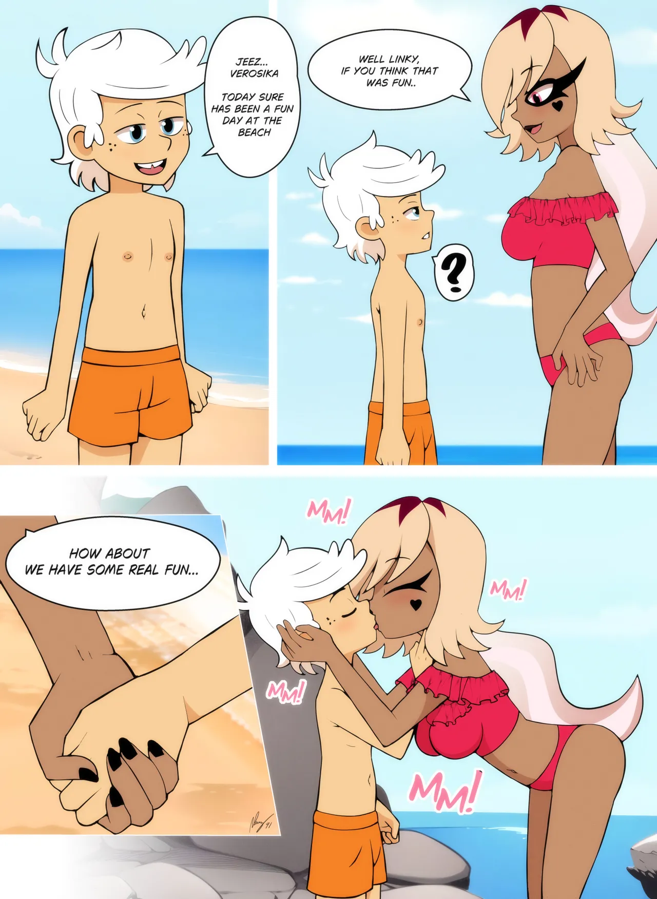 Lincosika's Beach Day page 10 full